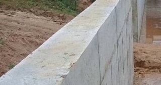Строительство подпорной стенки из бетона в Отрадном в октябре